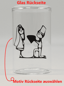 Schnapsglas Standard bedrucken mit Text, Motiv, Logo