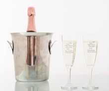 Load image into Gallery viewer, Sektgläser bedrucken | Gastgeschenk - Giveaway