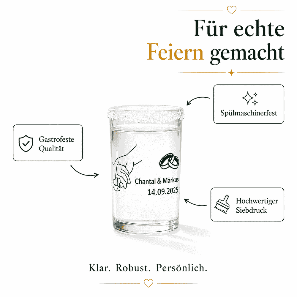 2 cl Schnapsgläser bedrucken