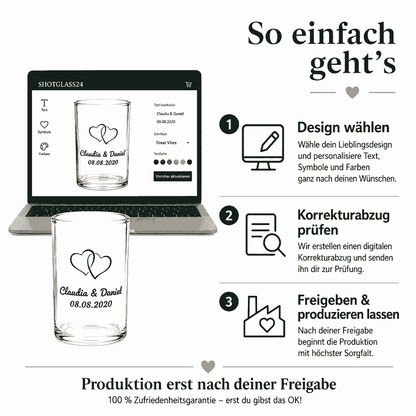 2 cl Schnapsgläser bedrucken