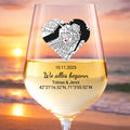 Wein Glas mit Personalisierung