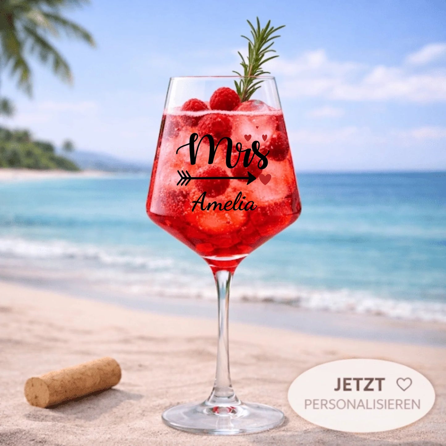 Weinglas mit Lillet