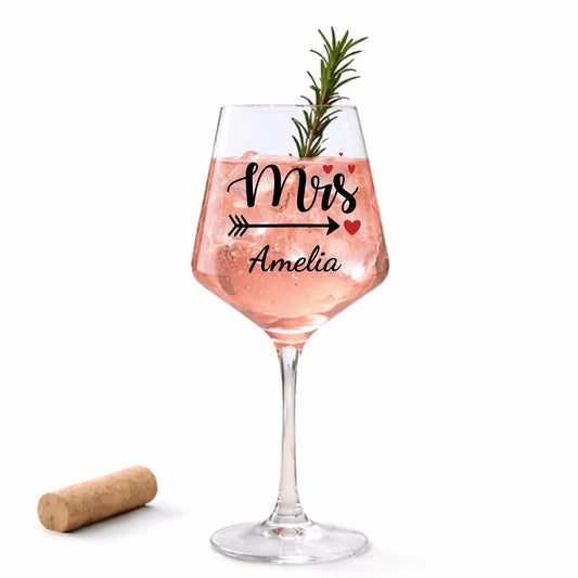 Freundinnen Glas personalisiert