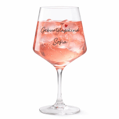 Weinglas Geburtstag