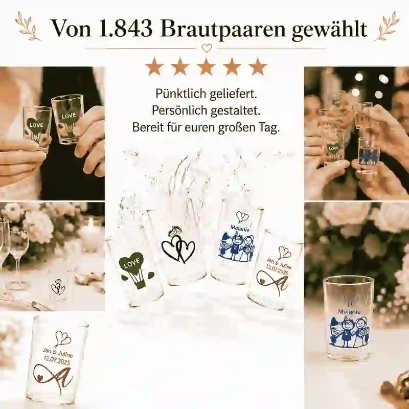 2 cl Schnapsgläser bedrucken