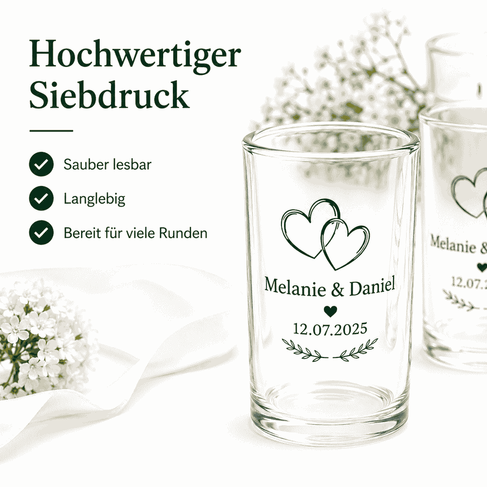 2 cl Schnapsgläser bedrucken