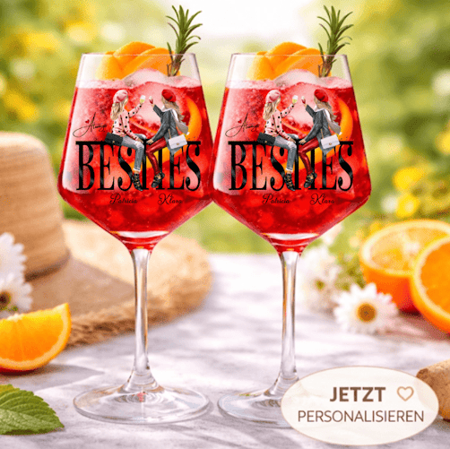 Besties Weingläser Set