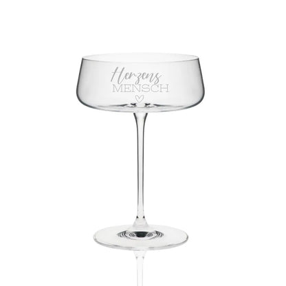 Champagner Glas graviert