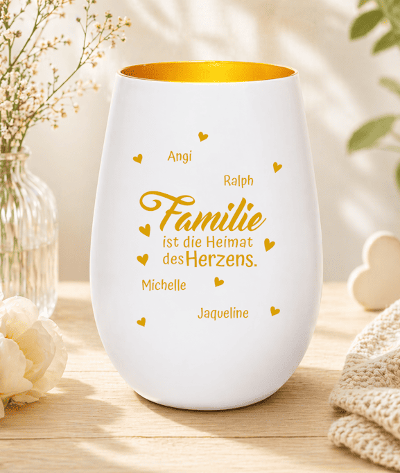 Familienwindlicht mit Namen