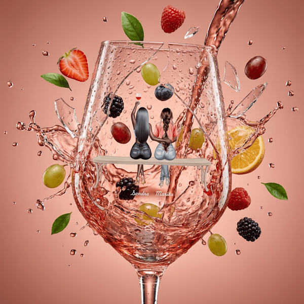 Personalisiertes Weinglas