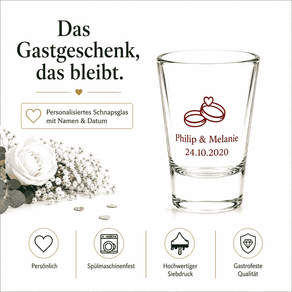 Schnapsglas 2cl Shot bedrucken