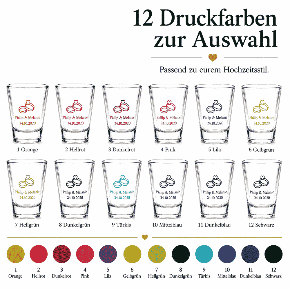 Schnapsglas 2cl Shot bedrucken