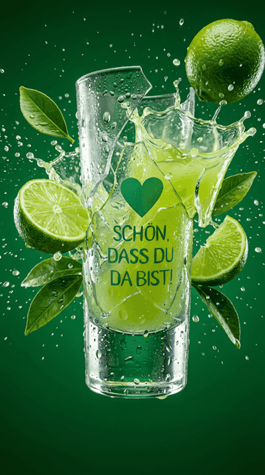 Druck Schön das du da bist